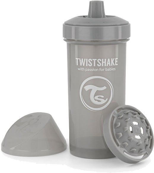 Twistshake Kid Cup Pipmugg 360 ml|Grå