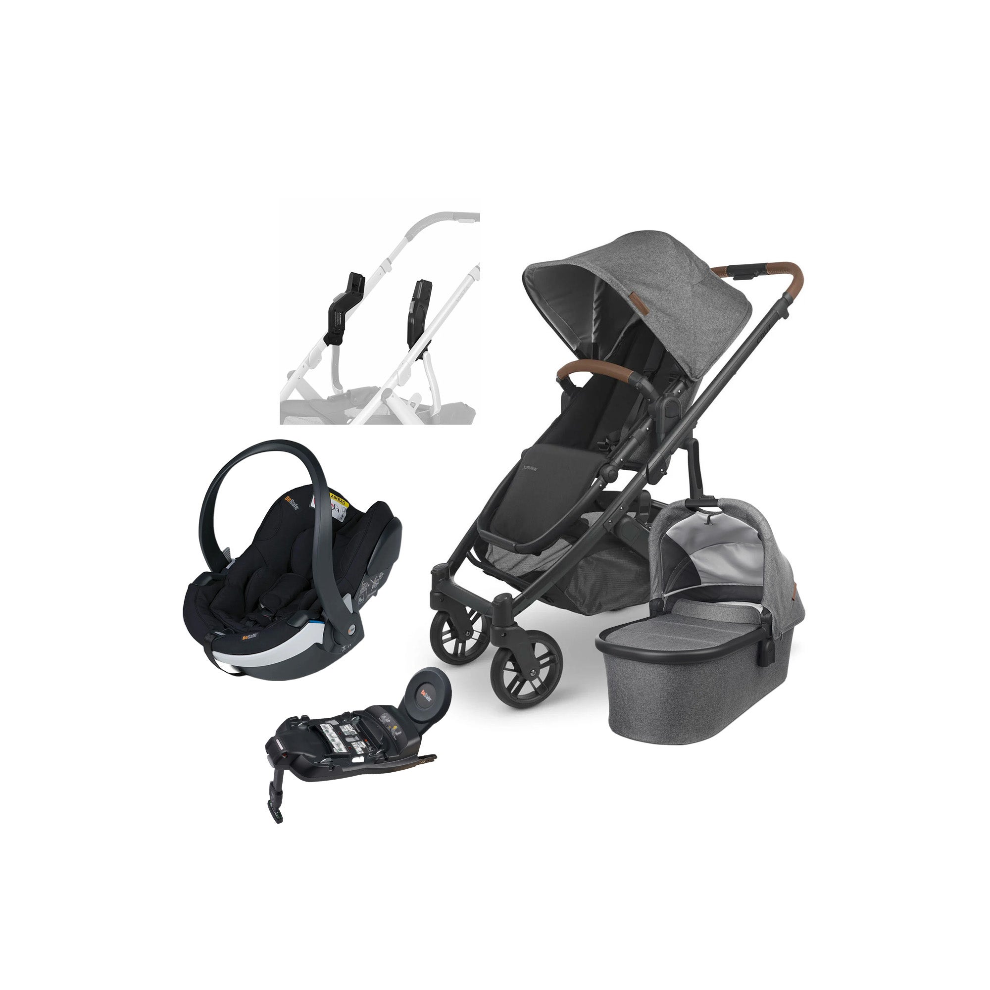 UPPAbaby CRUZ V2 Duovagn inkl. BeSafe iZi Go Modular X2 &  Bas