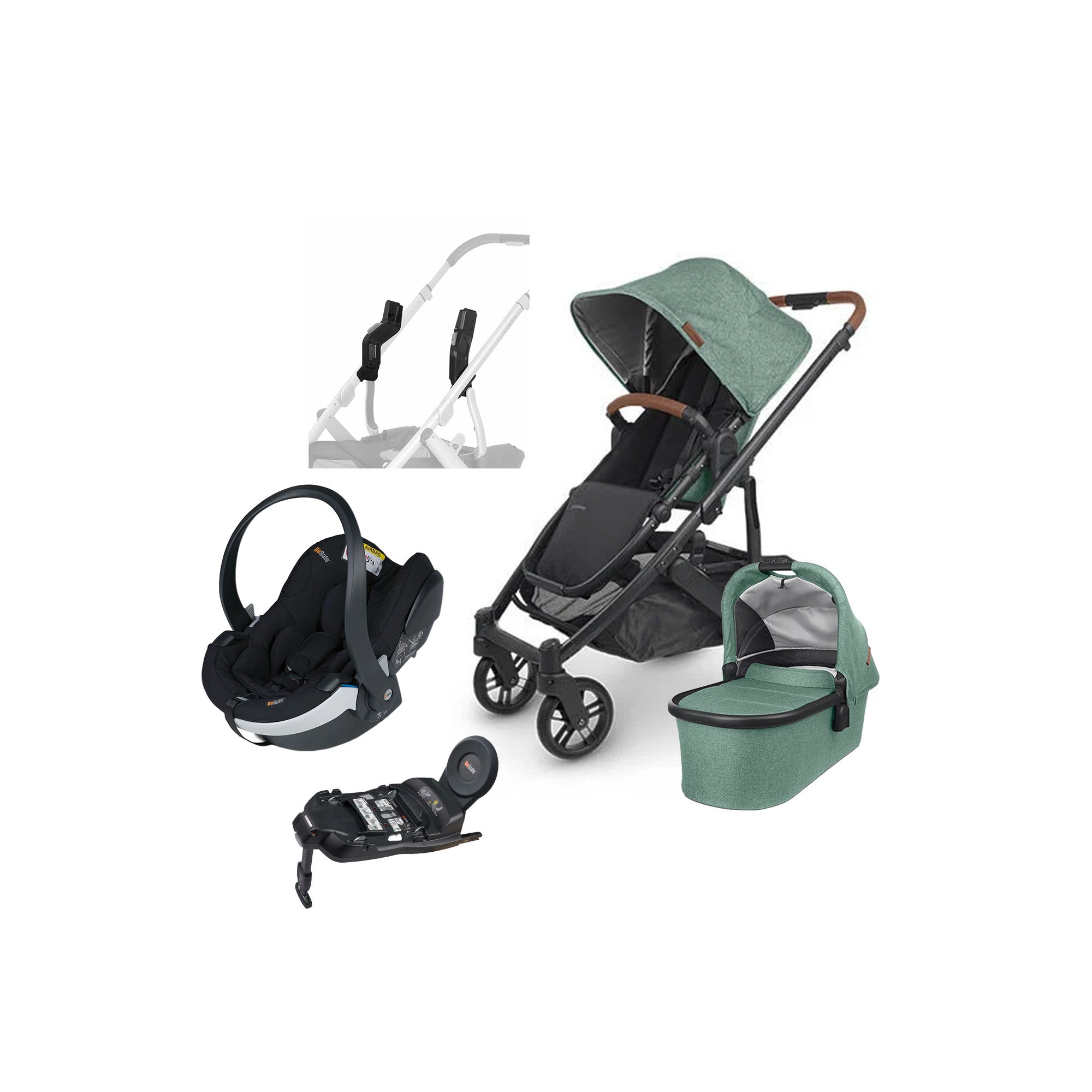 UPPAbaby CRUZ V2 Duovagn inkl. BeSafe iZi Go Modular X2 &  Bas