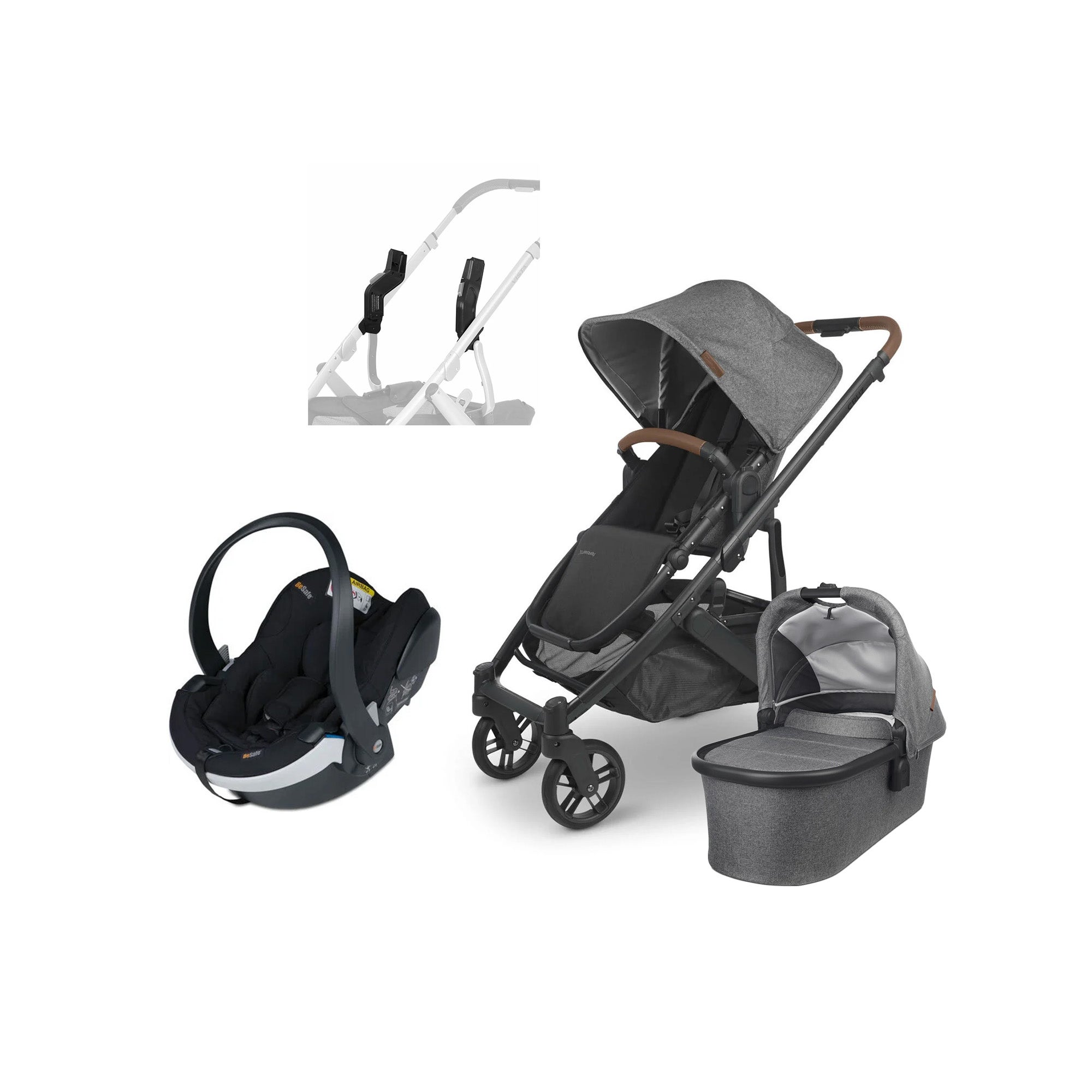 UPPAbaby CRUZ V2 Duovagn inkl. BeSafe iZi Go Modular X2