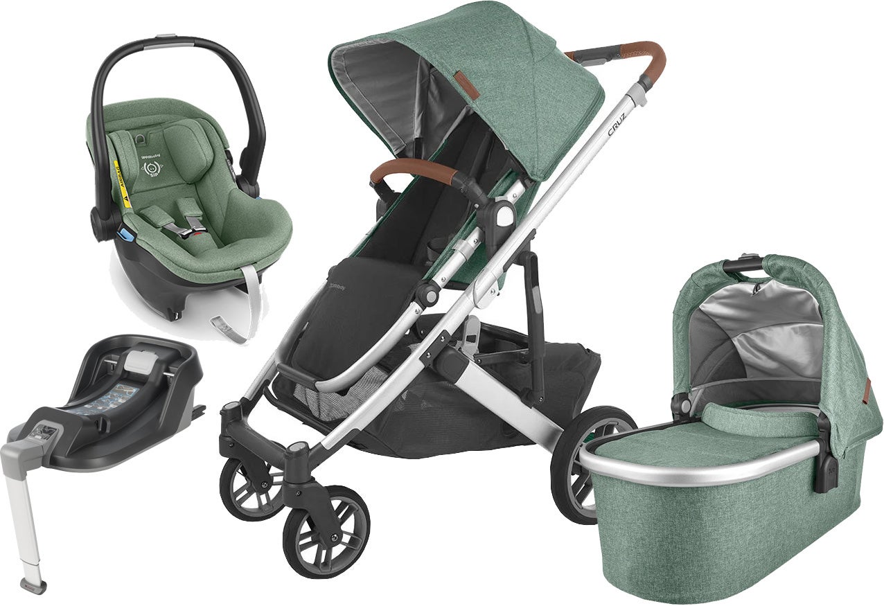 UPPAbaby CRUZ V2 Duovagn inkl. MESA i-Size Babyskydd &  Bas