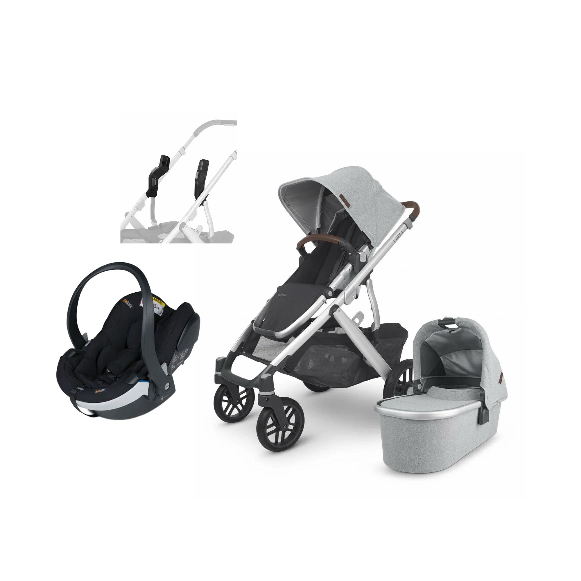 UPPAbaby VISTA V2 Duovagn inkl. BeSafe iZi Go Modular X2