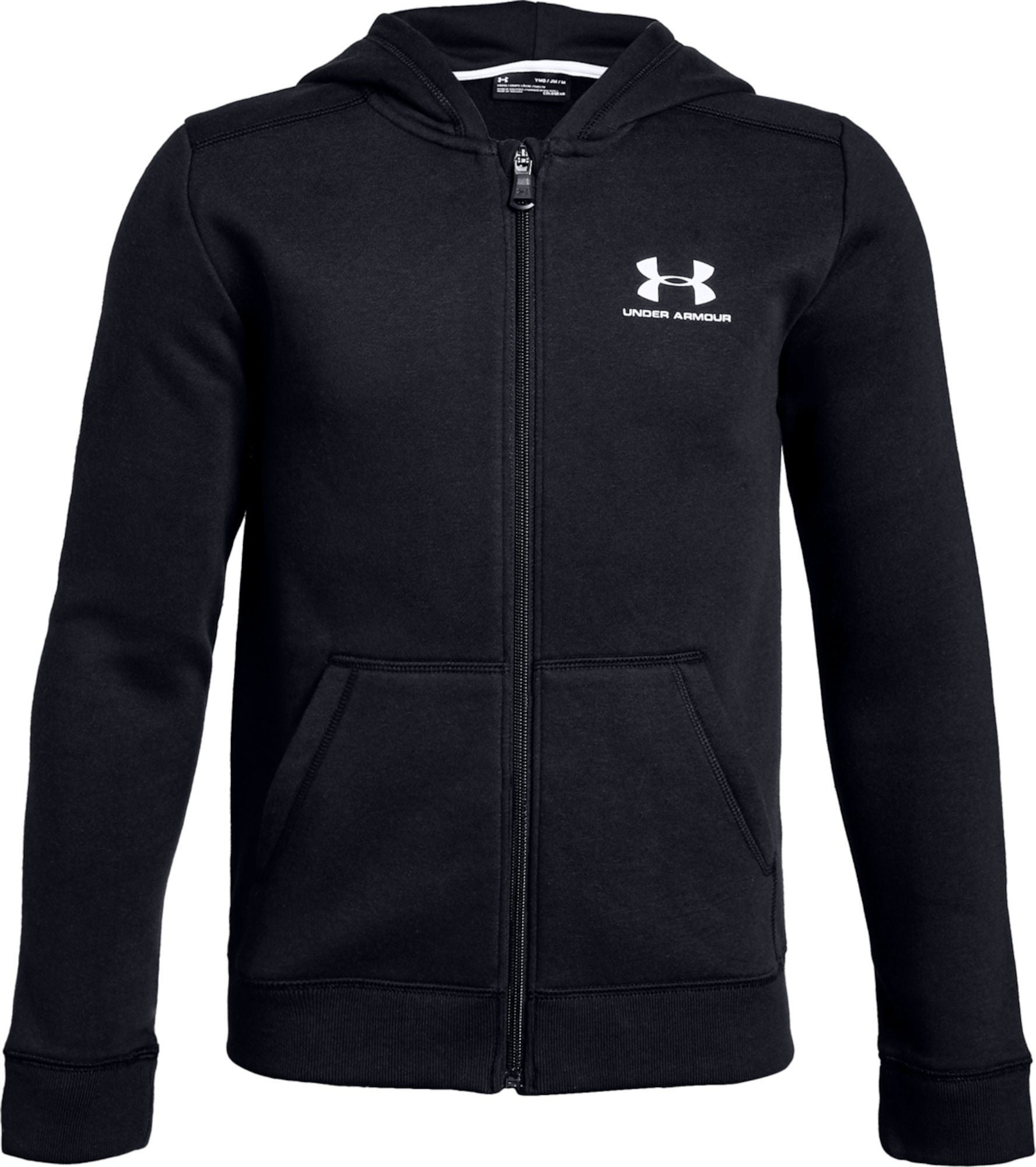 Under Armour EU Cotton Fleece Full Zip|Black XL