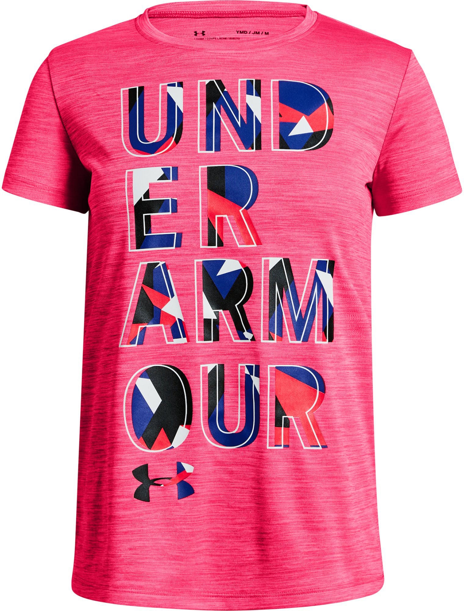 Under Armour Hybrid 2.0 Big Logo T-shirt|Penta Pink M