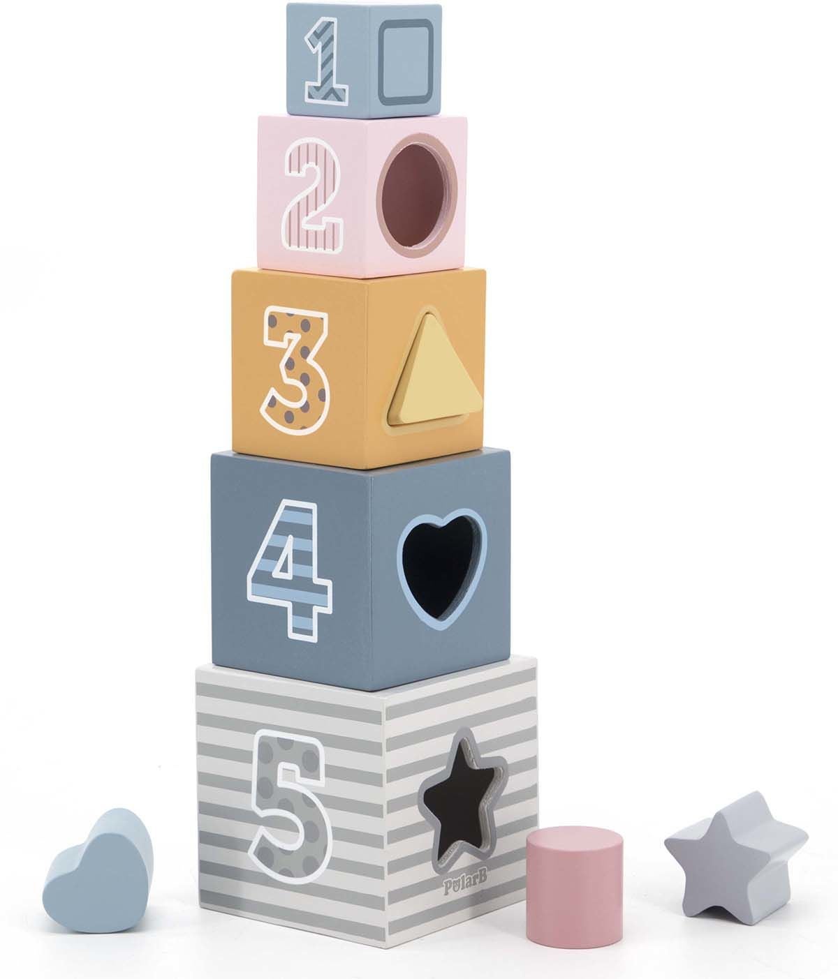 VIGA Polar B Stapelbara Klossar|