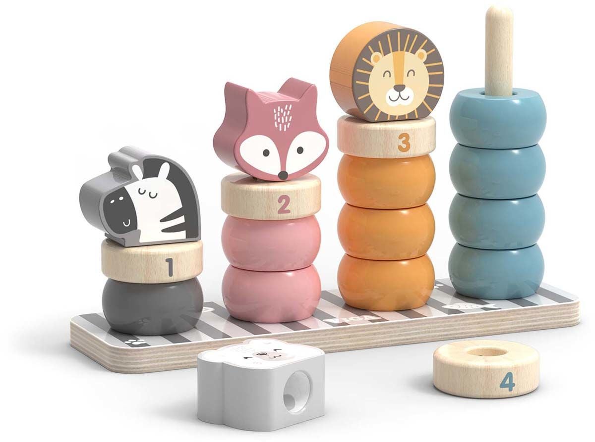 VIGA Polar B Stapelklossar Djur|