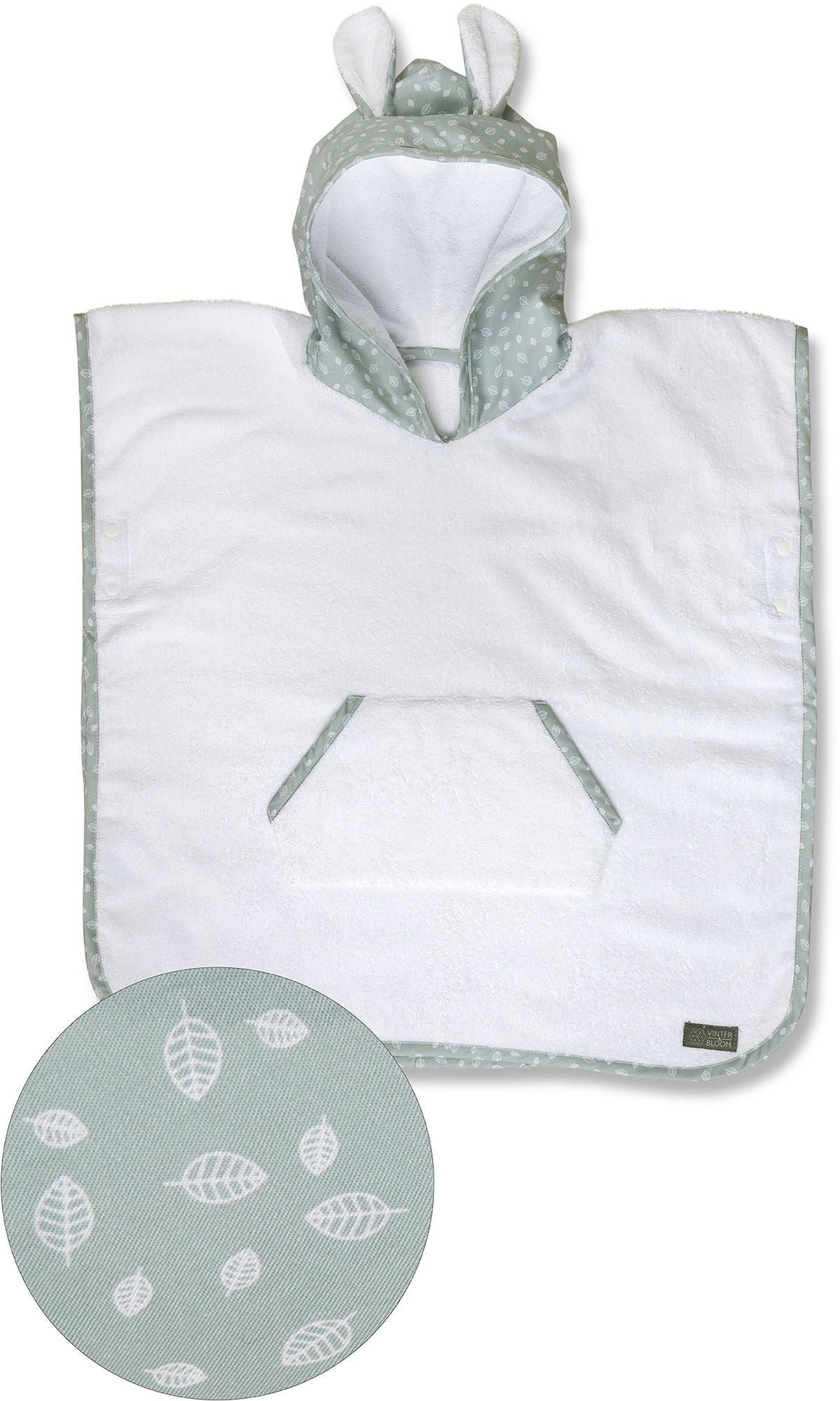 Vinter &  Bloom Nordic Poncho|Mild Green
