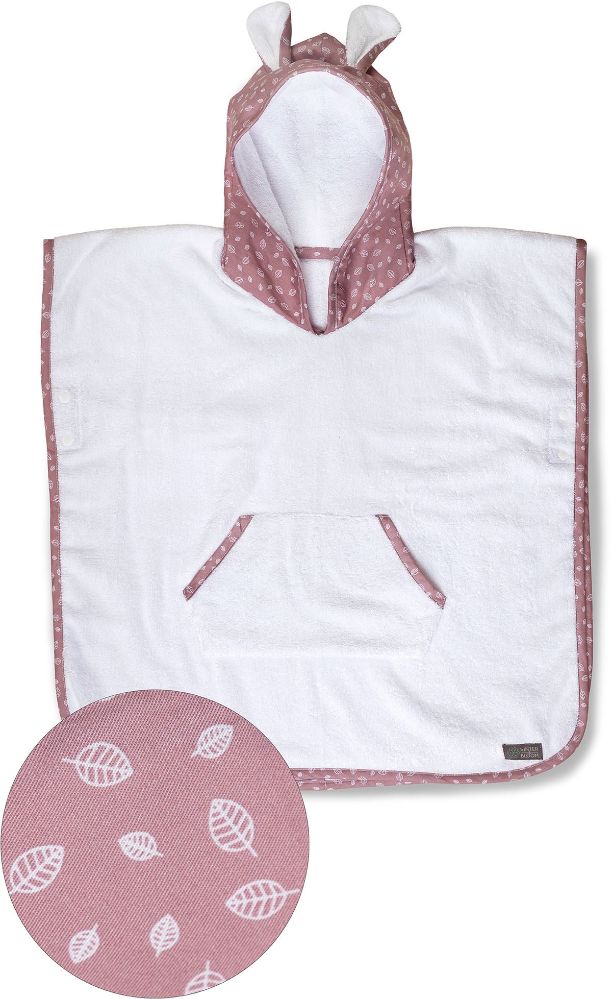 Vinter &  Bloom Nordic Poncho|Soft Pink