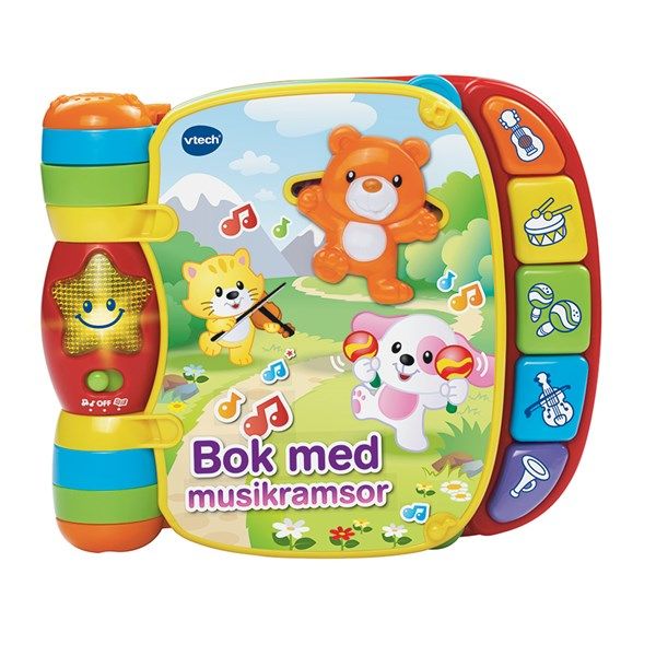 Vtech Baby Aktivitetsbok Med Musikramsor