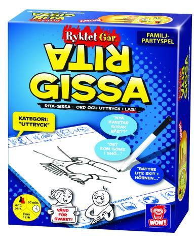 WOW Ryktet Går Rita Gissa Familjespel