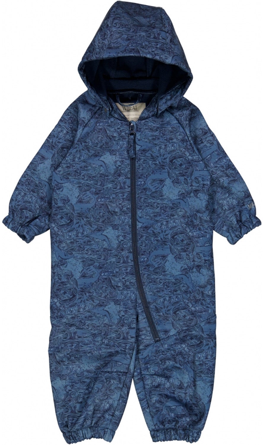 Wheat Clay Softshelloverall|Navy Linoleum