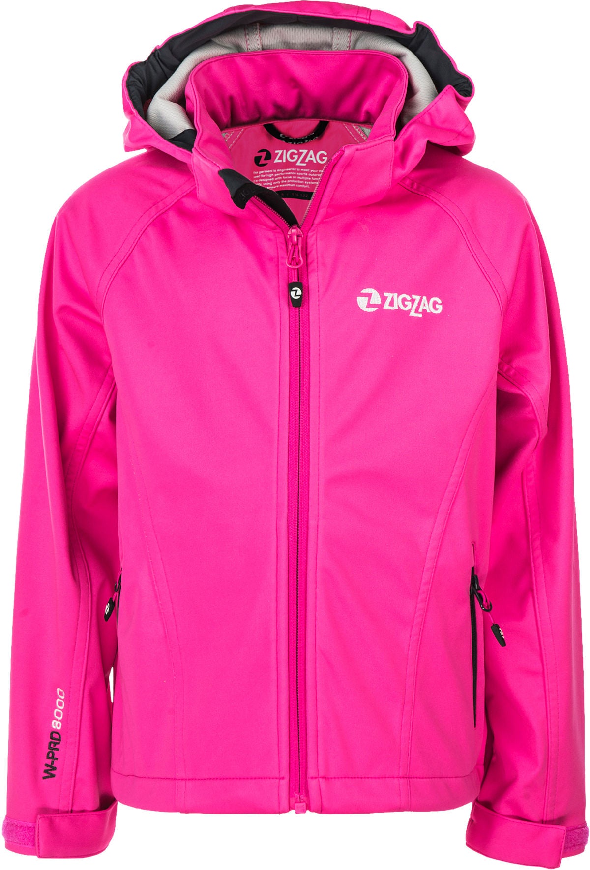 ZigZag Grand Softshelljacka|Pink Glo 12 år