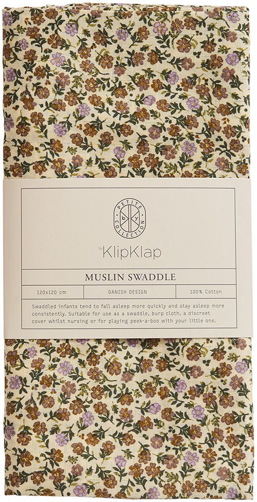 by KlipKlap Swaddle|Lilac Wild Flower